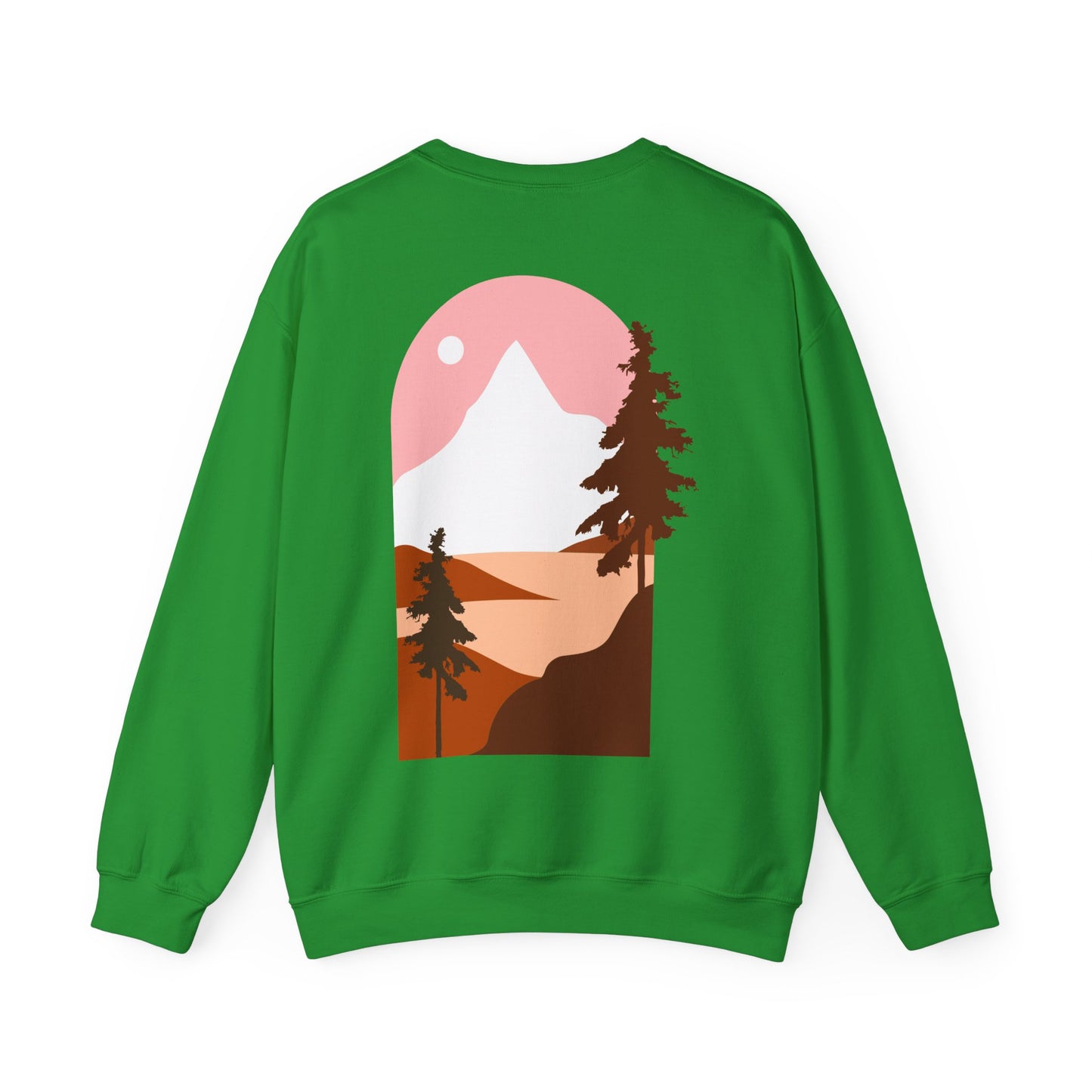 Mountain Sunset Crewneck Sweatshirt.