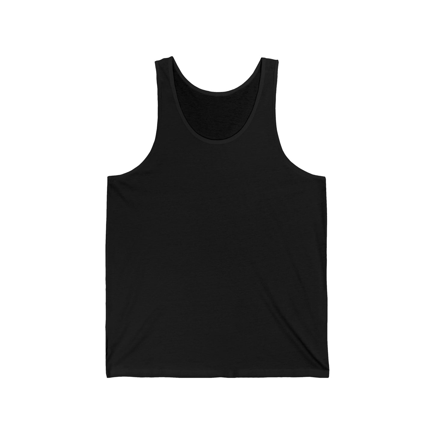 Valentine's Love Tank Top, Unisex Jersey Tank, Casual Summer Wear, Heart Graphic Tee, Gift for Couples, Romantic Apparel