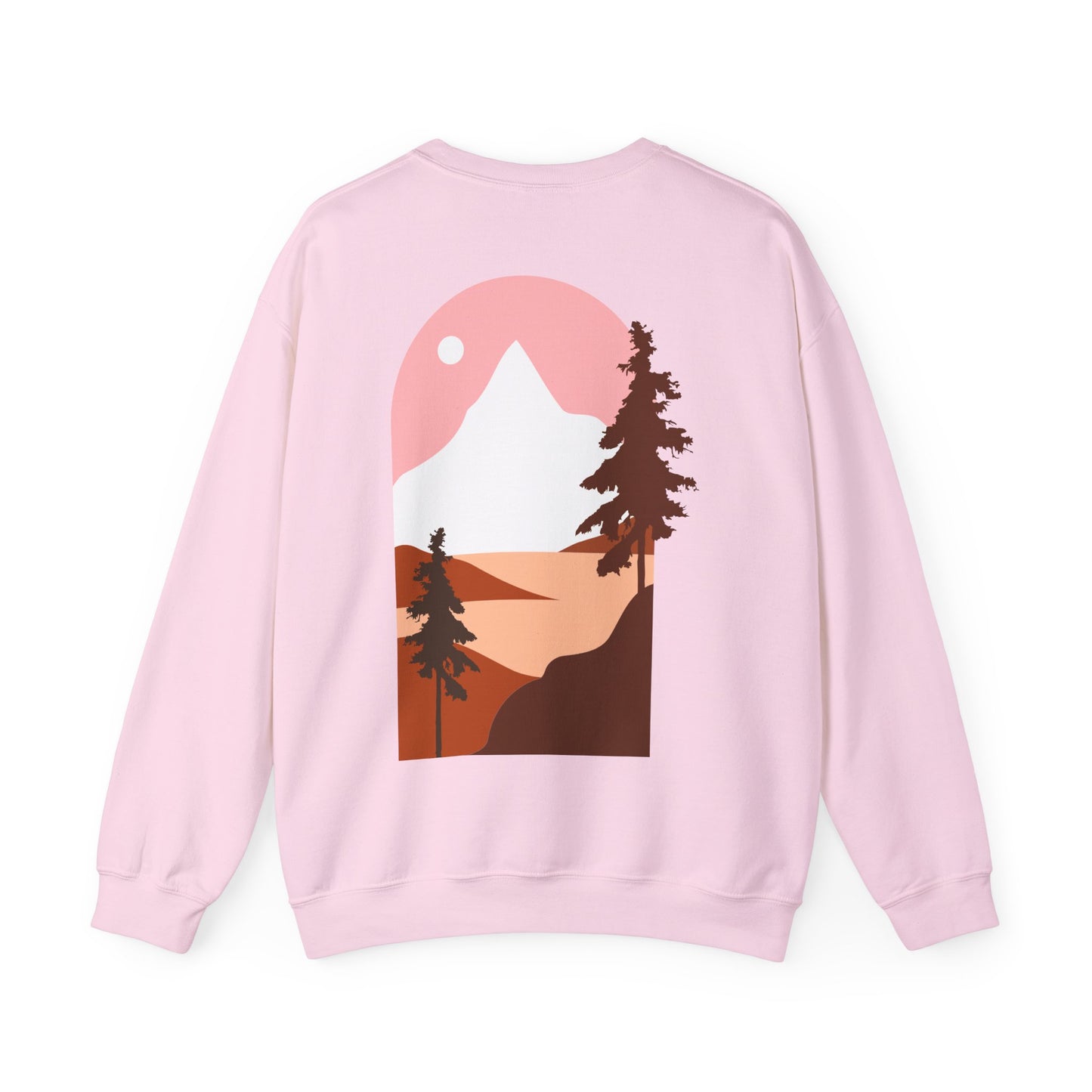 Mountain Sunset Crewneck Sweatshirt.