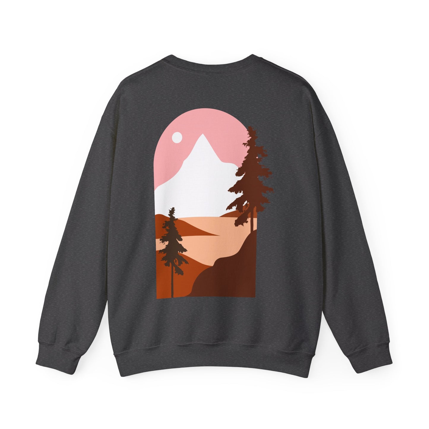 Mountain Sunset Crewneck Sweatshirt.