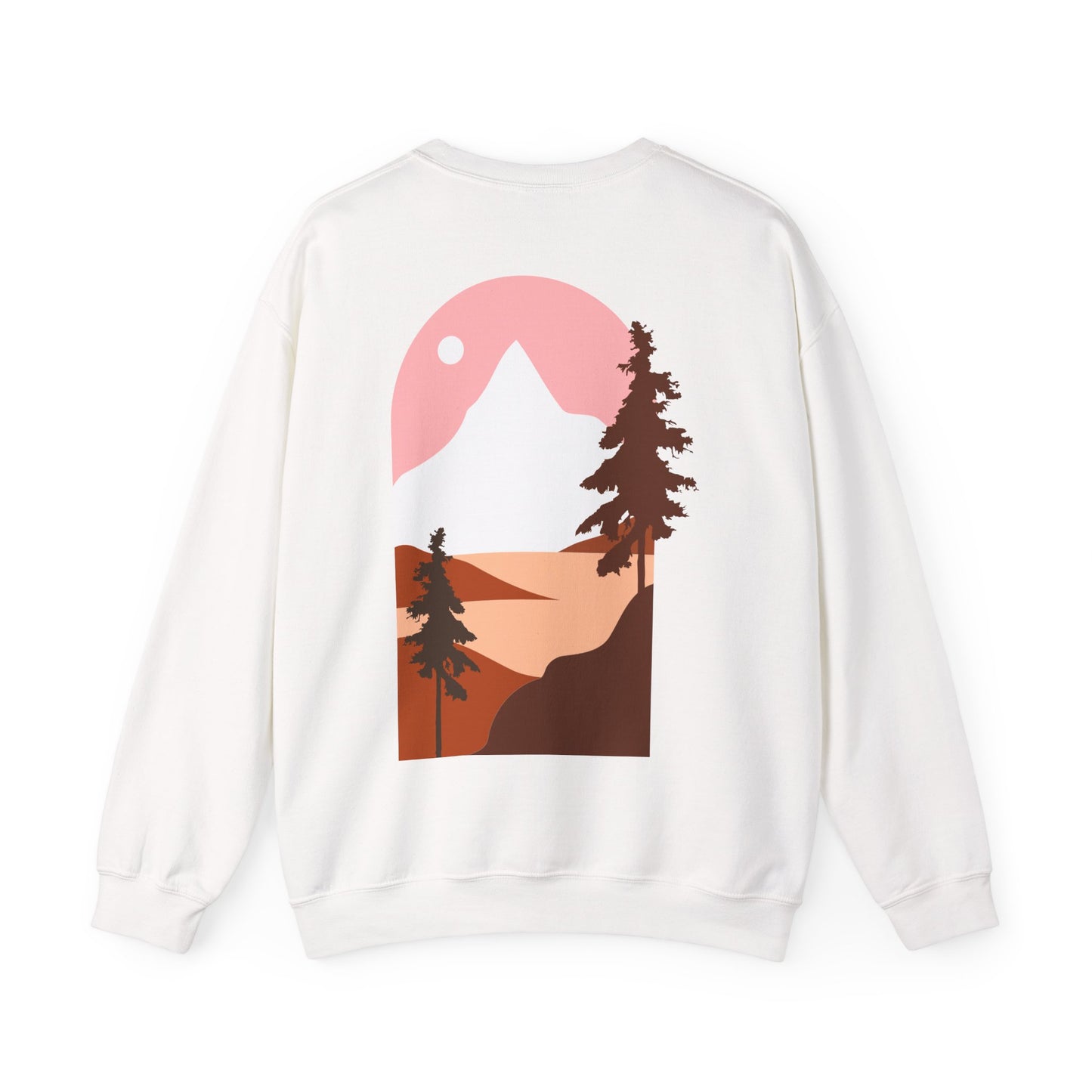 Mountain Sunset Crewneck Sweatshirt.