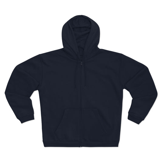 Eco-Friendly Unisex Hooded Zip Sweatshirt.