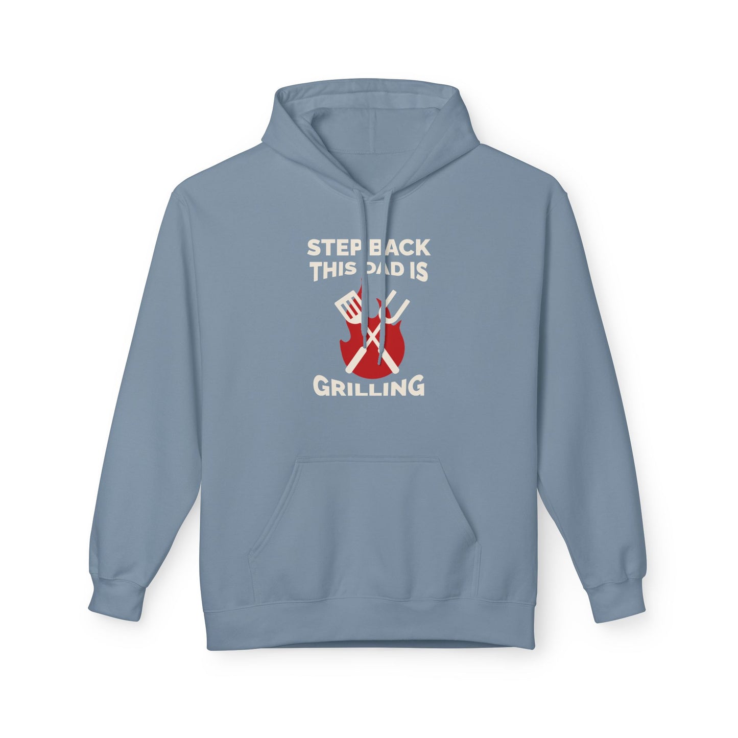 Grilling Skull Fire Hoodie - "Steel Back This Grill" BBQ Enthusiast Pullover
