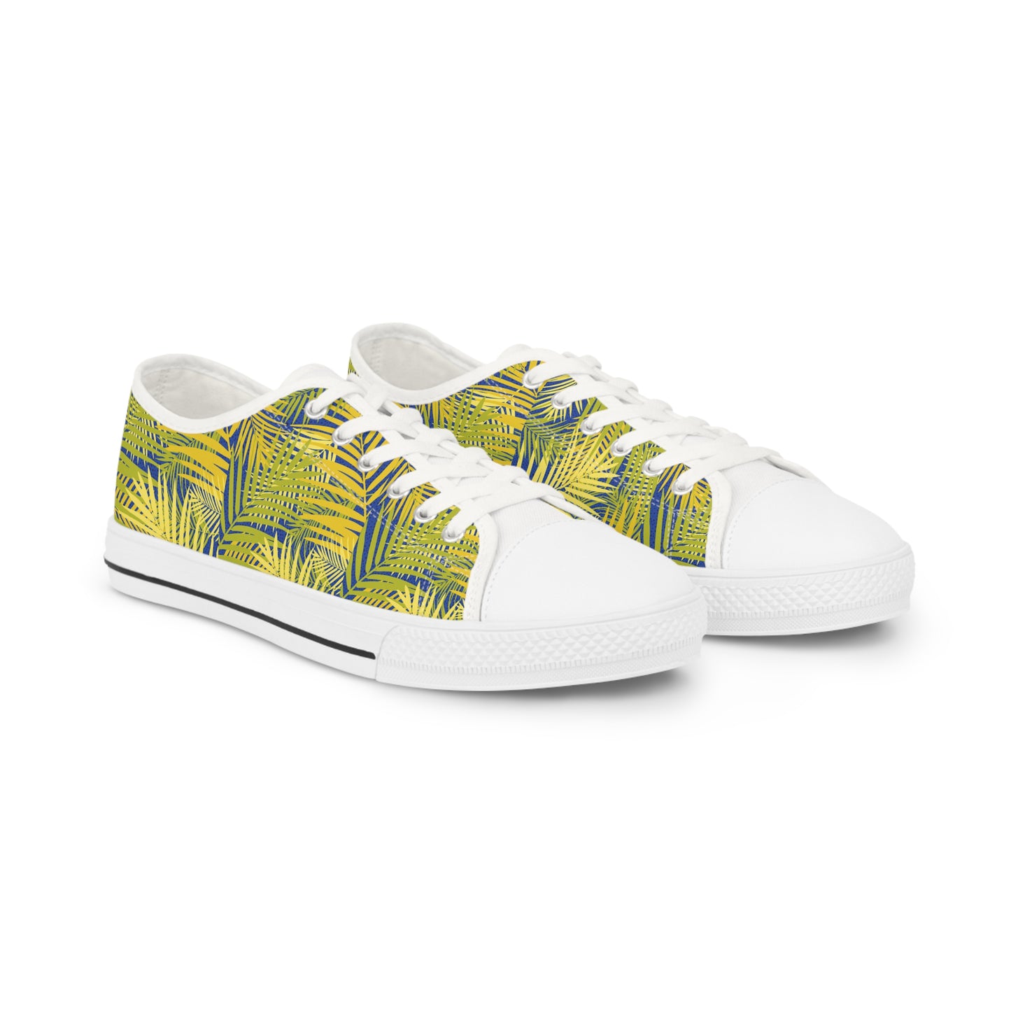 Tropical Print Sneakers for Men - Trendy Summer Footwear, Casual Street Style, Unique Gift for Him, Vacation Essentials, Holiday Ready