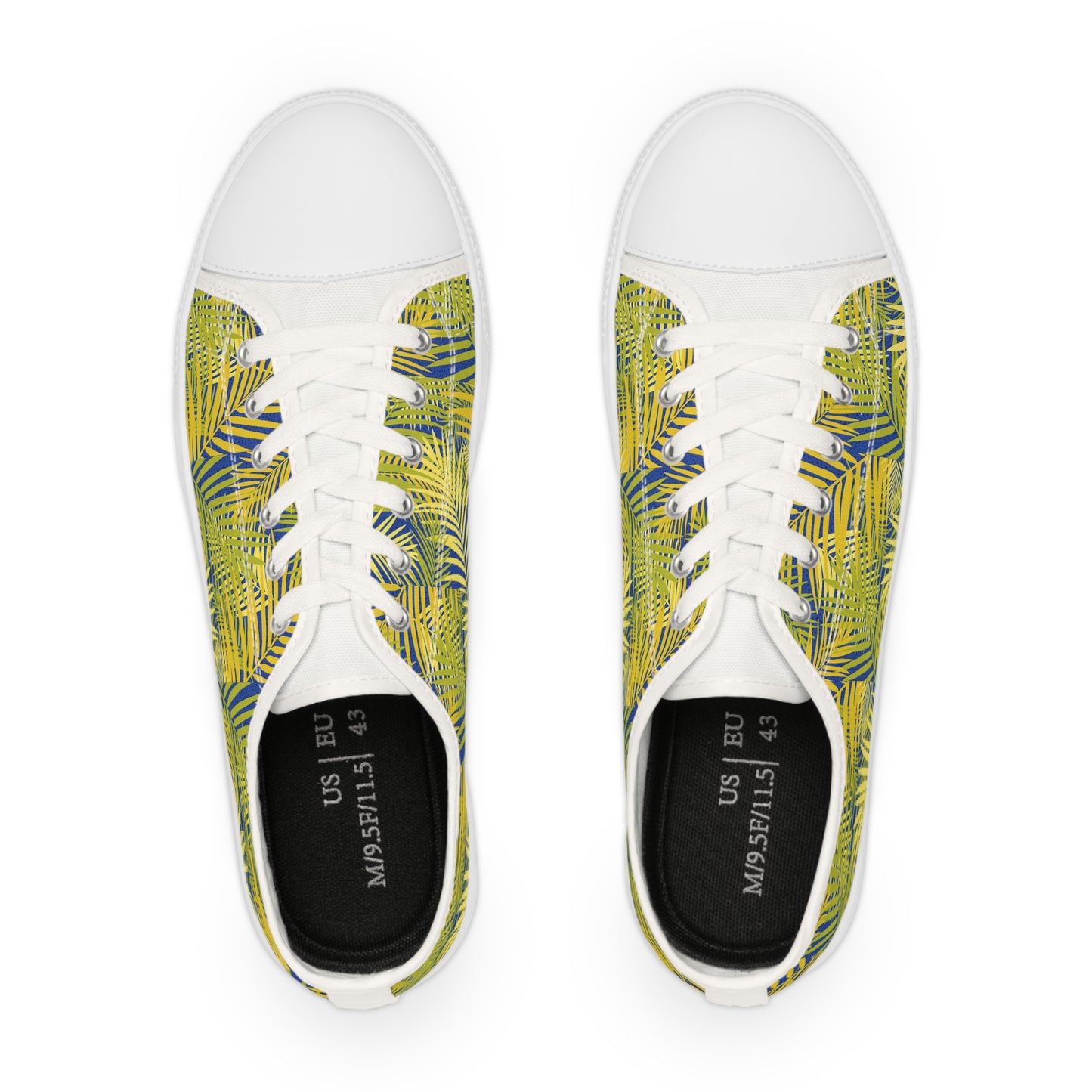 Tropical Print Sneakers for Men - Trendy Summer Footwear, Casual Street Style, Unique Gift for Him, Vacation Essentials, Holiday Ready