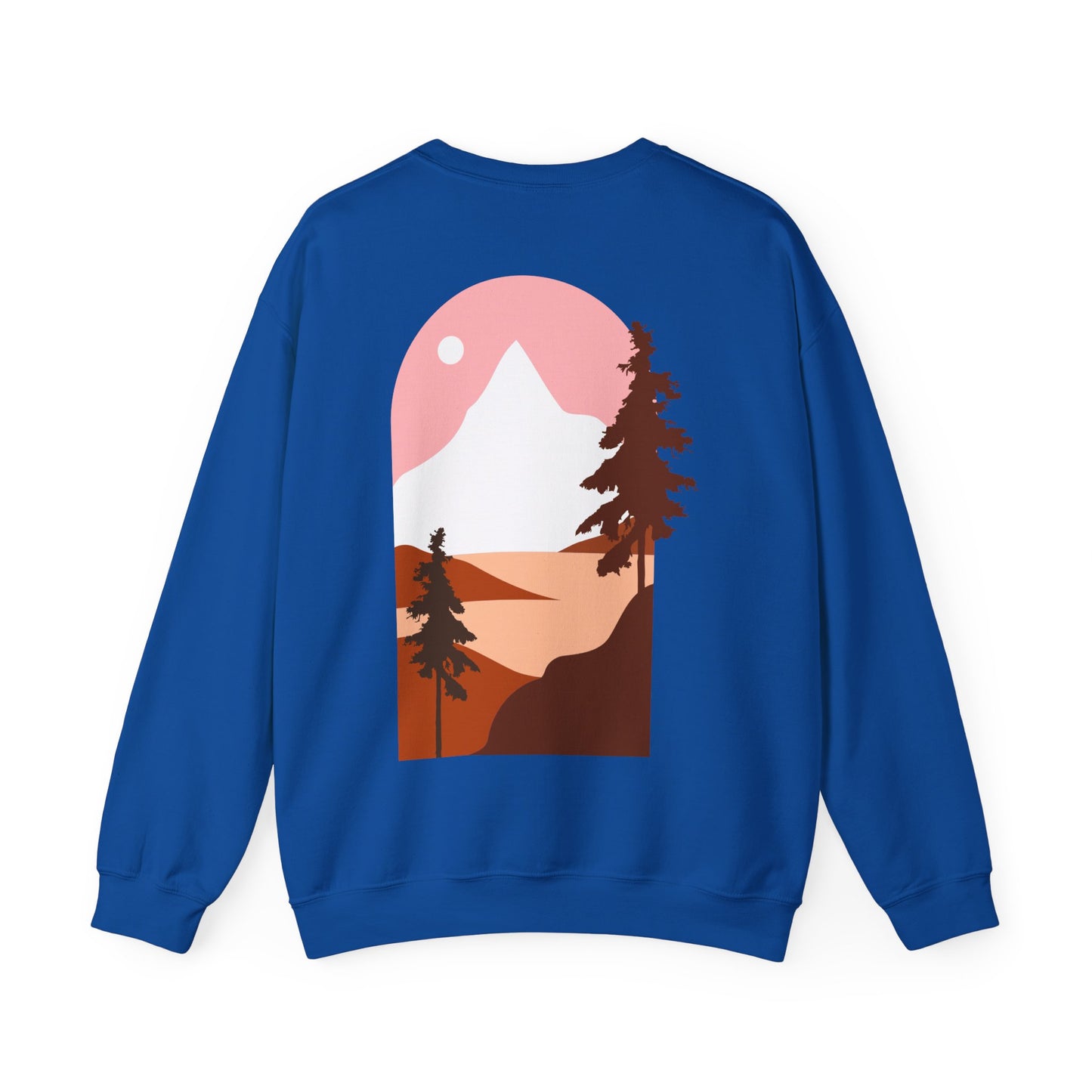 Mountain Sunset Crewneck Sweatshirt.