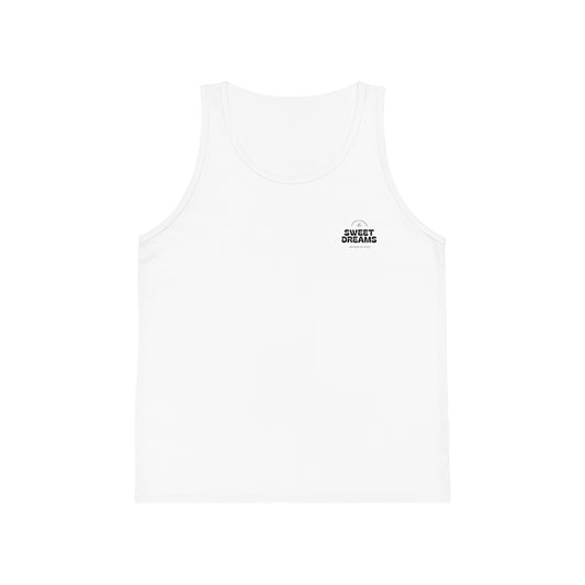 Kid's Jersey Tank Top for Summer Fun, Playful, Casual Wear, Beach Day, Birthday Gift, Vacation Outfits, Kids' Clothing