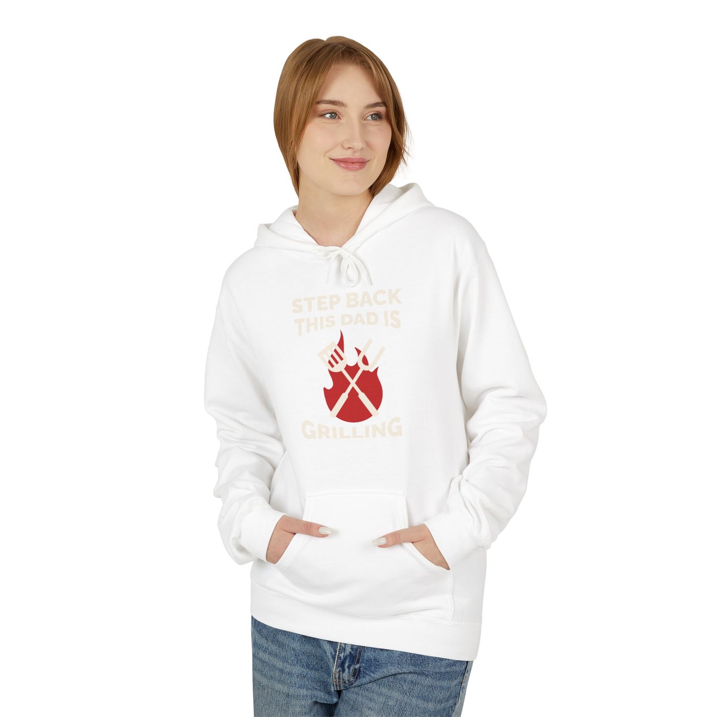 Grilling Skull Fire Hoodie - "Steel Back This Grill" BBQ Enthusiast Pullover