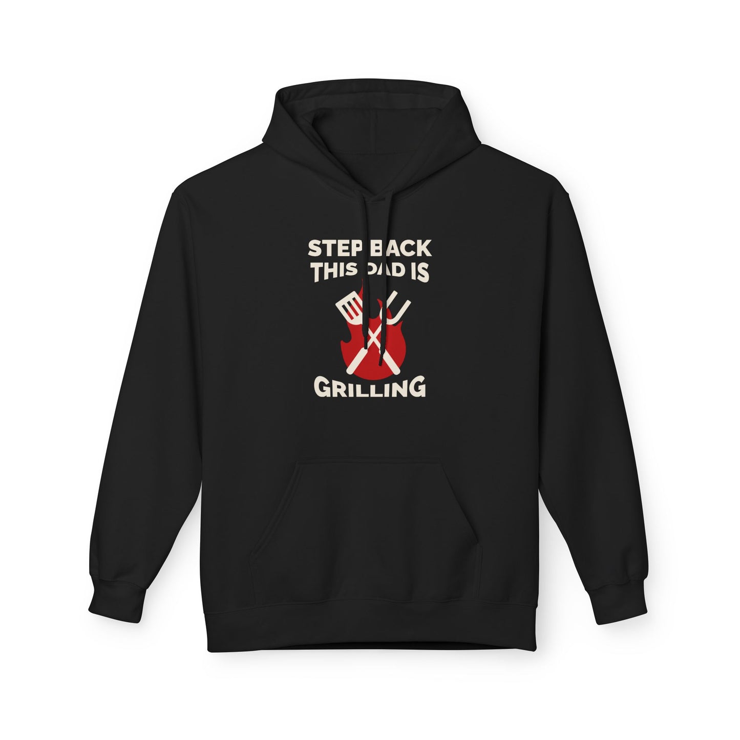 Grilling Skull Fire Hoodie - "Steel Back This Grill" BBQ Enthusiast Pullover