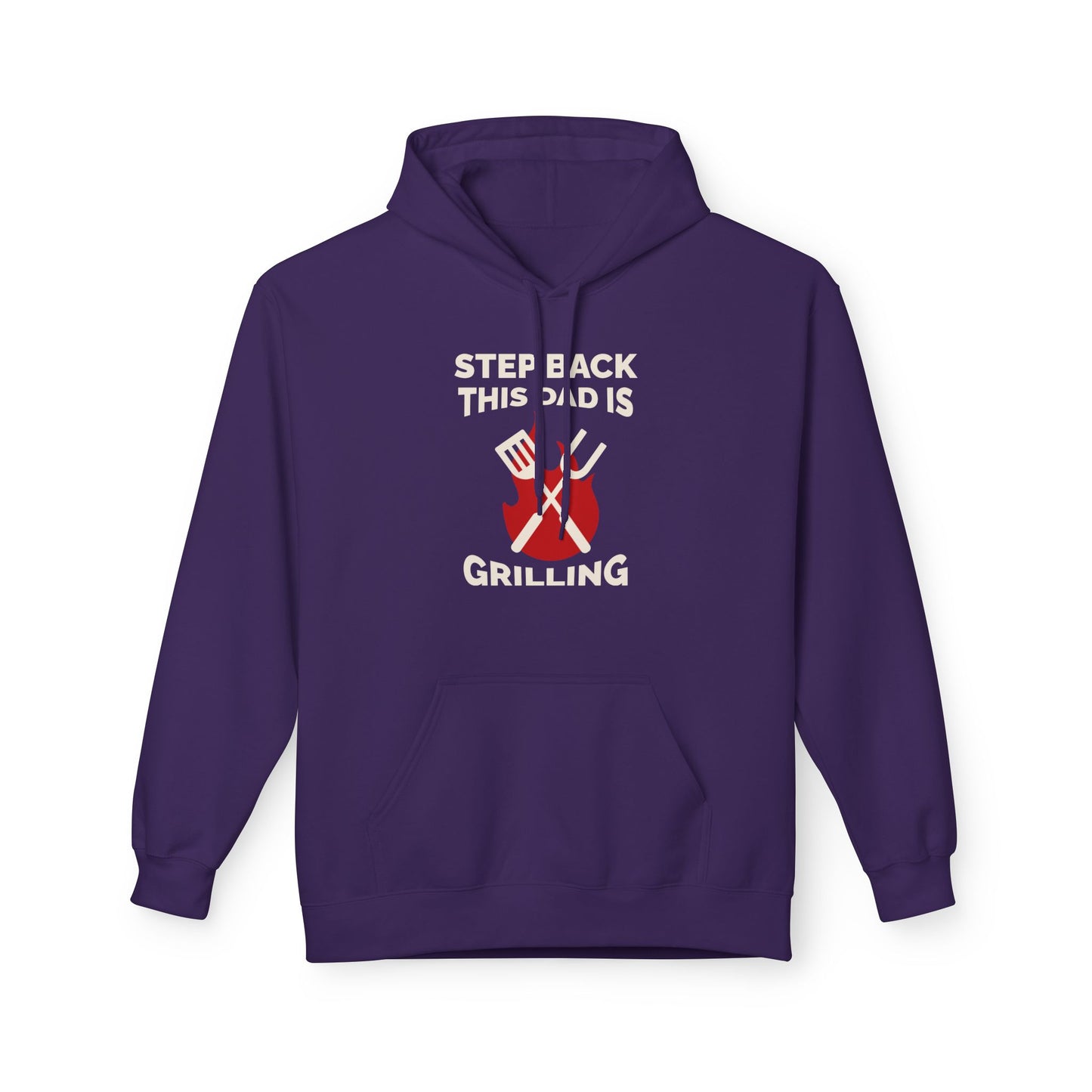 Grilling Skull Fire Hoodie - "Steel Back This Grill" BBQ Enthusiast Pullover