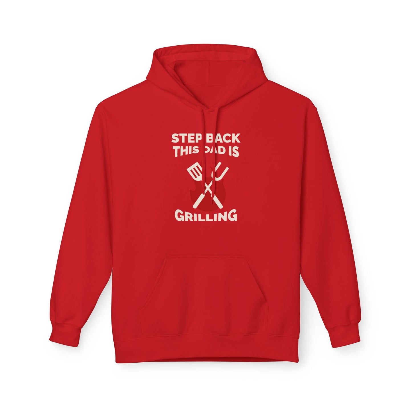 Grilling Skull Fire Hoodie - "Steel Back This Grill" BBQ Enthusiast Pullover