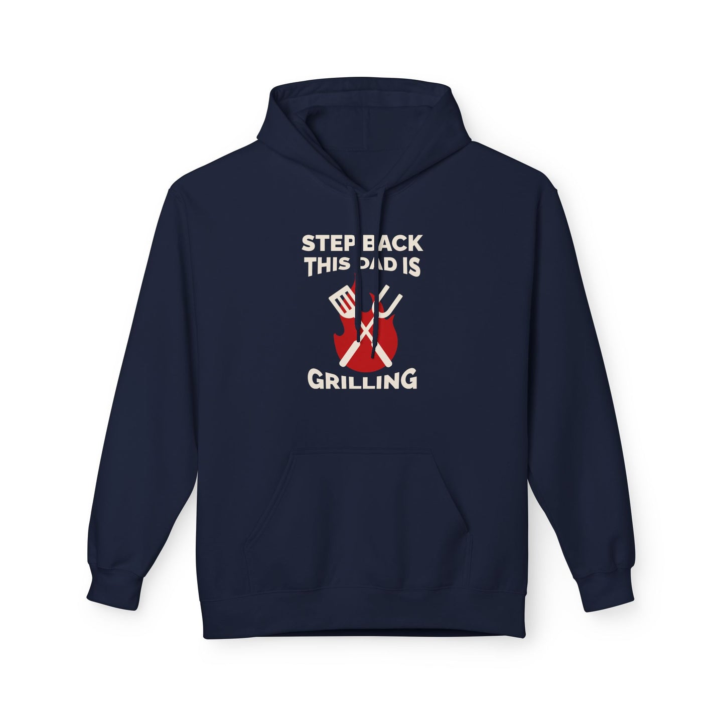 Grilling Skull Fire Hoodie - "Steel Back This Grill" BBQ Enthusiast Pullover